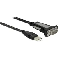 DeLOCK Adapter USB Type-A to 1 x serial RS-232 DB9 - Kabel USB / seriell - USB (M)