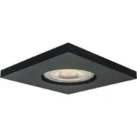 Light Prestige Unterputz quadratisch Lagos GU10 schwarz IP65 LP-440 / 1RS BK quadratisch