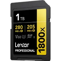 Lexar Sd Pro Gold Series Uhs-ii 1800x 1tb V60 Speicherkarte