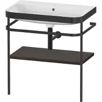 Duravit HP4737N6969 Metallk. mit Happy D.2 Plus bodenst.