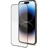 Celly Vollglas-Displayschutz aus gehärtetem Glas für das iPhone 15 Pro