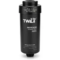 TWaLa Duschfilter Schwarz Wasserfilter gegen Kalk/Chlor Shower filter AWF-SWR-P-ANM-B