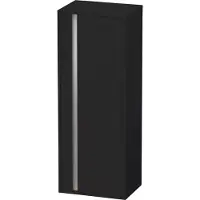Duravit Hochschrank Ketho 50x36cm, rechts, Eiche schwarz, 1 Tür