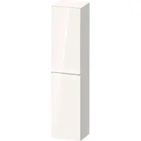 Duravit Hochschrank D-Neo 40x36cm, 1 Tür, 5 Bö, An li, chr/we hgl
