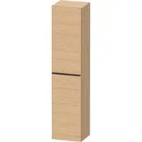 Duravit Hochschrank D-Neo 40x36cm, 1 Tür, 5 Bö, An L, sw/Ei Nat