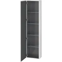 Duravit Hochschrank L-Cube 40x24,3x176cm, Tür re, weiß supermatt