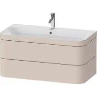 Duravit Möbelwaschtisch-Unterschrank Happy D.2 Plus 97,5x49cm, 1 HL, Tau matt, 2 Schubkästen