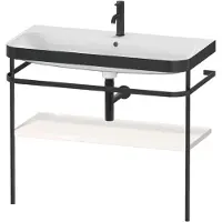 Duravit HP4738O2222 Metallk. mit Happy D.2 Plus bodenst.