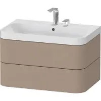 Duravit Möbelwaschtisch Happy D.2 Plus 77,5x49cm, 2 HL, leinen, 2 Schubkästen