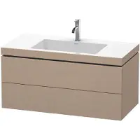 Duravit Waschtischunterbau L-CUBE WT Vero Air 500x1000x480mm 1 HL leinen