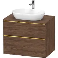 Duravit Waschtischunterschrank D-Neo 80x55cm, g pol/Nu d, 2 SBK, 1 A, 1 Pl