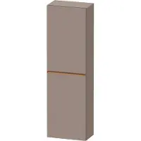Duravit Halbhochschrank D-Neo 40x24cm, 1 Tür, 4 Bö, An R, b geb/Bas ma