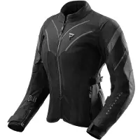 Rebelhorn Hiflow 5 wasserdichte Damen Motorrad Textiljacke, schwarz, 7XL