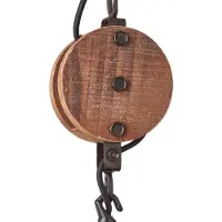 Brilliant Lampe Matrix Pendelleuchte 34cm schwarz antik | 1x G95, E27, 60W, geeignet für Normallampen (nicht enthalten) | Kette ist kürzbar