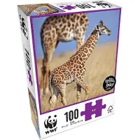 WWF Puzzle Baby Giraffe (100 Teile) Puzzle Afrika Tierschutz