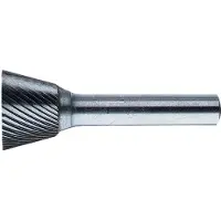 PFERD TOOLS Hartmetall Winkelfrässtift stirnverzahnt WKNS Ø 06x07mm Schaft-Ø 3mm Z3P universal mittel kreuzverzahnt