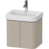 Duravit Waschtischunterschrank Happy D.2 Plus 47,5x35x41,5cm, 2 Tür., taupe seidenmatt