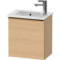 Duravit Waschtischunterschrank D-Neo 41x27,4x44cm, 1 T, An L, b geb/Eiche Nat