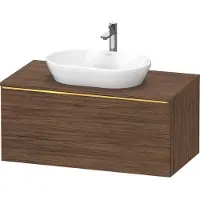Duravit D-Neo Konsolenwaschtischunterbau wandhängend, 1000x459x550mm, 1 Auszug, mit Griff Gold poliert, DE4948034210000