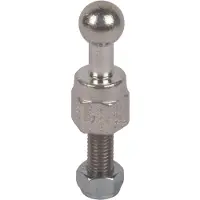 Dehn Kugelkopfschraube mit geradem Gewinde und Mutter 25mm M12x45mm - 755245