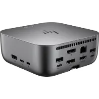 HP Thunderbolt 4 Ultra 280 W G6 Dockingstation, Kabelgebunden, Thunderbolt 4, 280 W, 10,100,1000,2500 Mbit/s, Grau, 8K Ultra HD