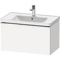 Duravit D-Neo Waschtischunterbau wandhängend, 784x440x452mm, 1 Auszug, mit Griff Chrom, DE4255010180000