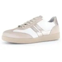 Gabor Fashion Damen-Sneaker Beige-Weiß, Farbe:beige/schlamm, UK Größe:9