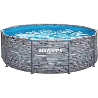 Marimex Florida Pool 3,05x0,91 m ohne Zubehör - Steinoptik