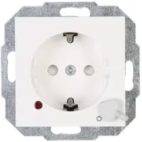 Kopp 136029003, CEE 7/3, 1 Modul(e), CEE 7/4, Weiß