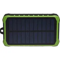 Denver PSO-10012 10.000 mAh Powerbank mit Solar, Handkurbel & Lampe
