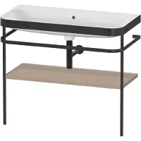 Duravit HP4738N7575 Metallk. mit Happy D.2 Plus bodenst.