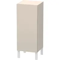 Duravit Halbhochschrank L-Cube individual, Tür rechts, taupe supermatt