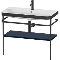 Duravit HP4738O9898 Metallk. mit Happy D.2 Plus bodenst.