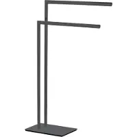 Wenko Handtuchständer Mod. Recco Schwarz aus lackiertem Stahl