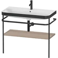 Duravit HP4738O7575 Metallk. mit Happy D.2 Plus bodenst.