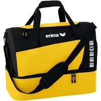 Erima Club 5 (Large) Sporttasche Mit Bodenfach - Gelb / Schwarz | Größe: L