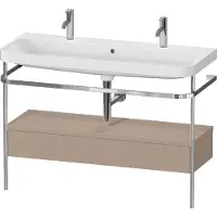 Duravit Möbelwaschtisch-Kombi Happy D.2 Plus 117,5x49cm, 1 HL, m Kons, 1 Lad, lei