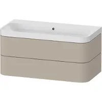 Duravit HP4348N6060 WTU m. Happy D.2 Plus, 2 SchK., ohne