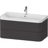 Duravit HP4348O8080 WTU m. Happy D.2 Plus, 2 SchK., 1 HL,