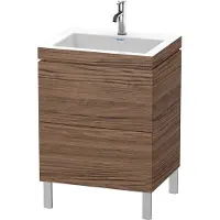 Duravit Waschtischunterschrank c-bonded L-Cube 60 x48cm, 1 HL, N dkl., 2 Ausz., steh.