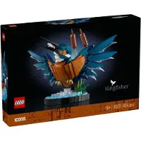 LEGO Icons 10331 Eisvogel Bausatz für Erwachsene, mit beweglichem Kopf und Krallen, 21 cm hoch, 31 cm breit, 17 cm tief