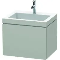 Duravit Waschtischunterschrank c-bonded L-Cube 60 x48cm, 1 HL, bg ma, 1 Ausz., wandhängend