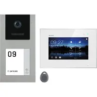 Balter EVO-AP Grau Video Türsprechanlage 7" Touchscreen 2-Draht BUS Komplettsystem für 1 Teilnehmer