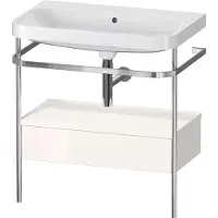 Duravit HP4842N2222 Metallkonsole bodenstehend HD2 Plus