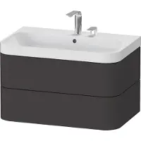Duravit HP4347E8080 WTU m. Happy D.2 Plus, 2 Schk., 2 HL,