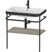 Duravit HP4737O9292 Metallk. mit Happy D.2 Plus bodenst.