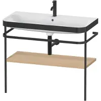 Duravit HP4738O7171 Metallk. mit Happy D.2 Plus bodenst.