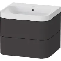 Duravit HP4345N8080 WTU m. Happy D.2 Plus, 2 Schk. ohne
