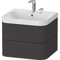 Duravit HP4345E8080 WTU m. Happy D.2 Plus, 2 Schk. 2 HL,