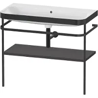 Duravit HP4738N8080 Metallk. mit Happy D.2 Plus bodenst.